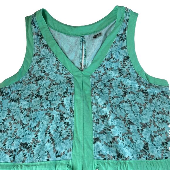 Marmot Women’s Remy Sleeveless Blue Green Dress Size XL Double Mint Confetti - Picture 4 of 13